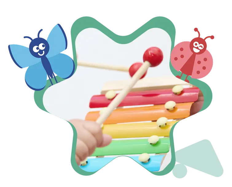 Children playing and learning at Lillipods