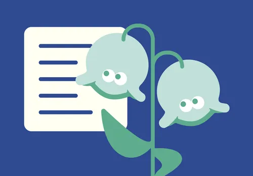 Flowers reading a report card